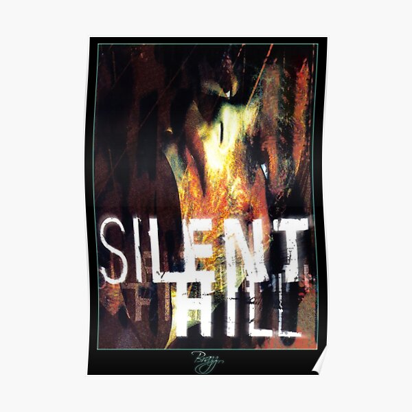 Silent Hill Shattered Memories Ps2 Box Art Original Brazz Poster By Lilflipjimmy Redbubble