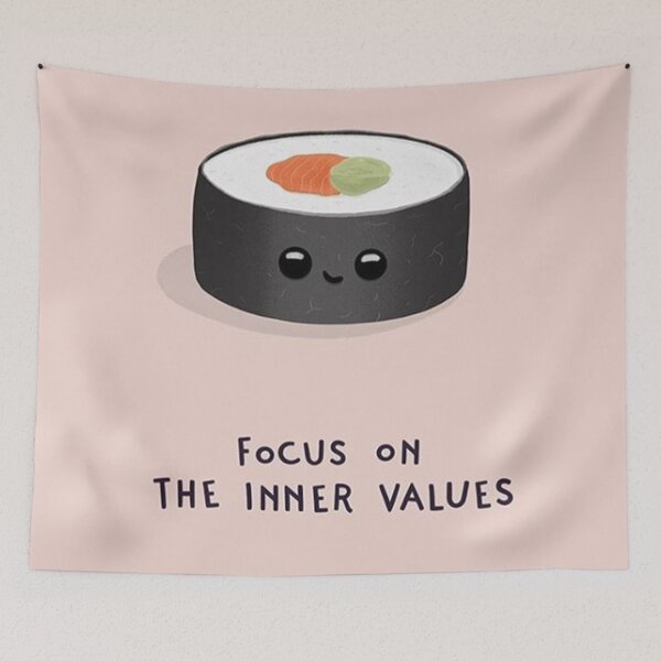 Item preview, Sushi - Focus on the inner values designed and sold by Etchedclothing.