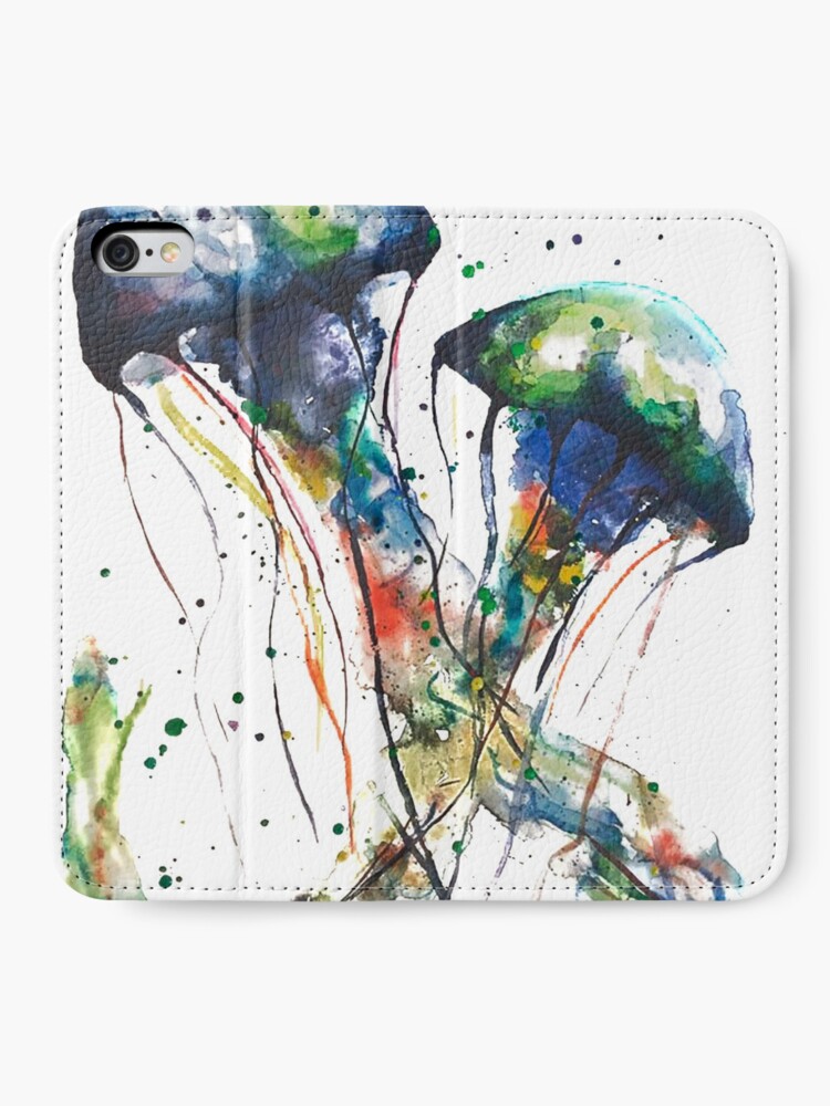 Alternate view of JellyFish Mating Dance iPhone Wallet