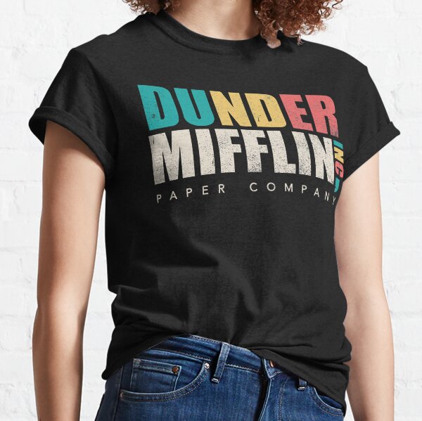 Dunder Mifflin, The Office Merchandise T-Shirt for Women - Krazy Kameez