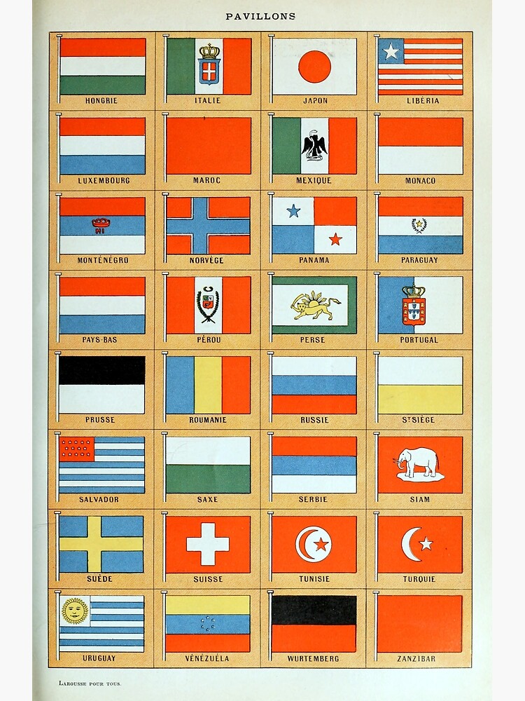 vintage-flags-of-the-world-poster-by-pdgraphics-redbubble
