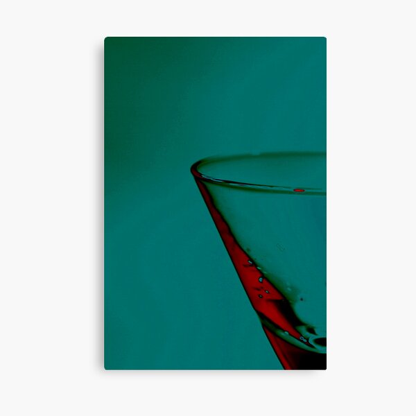 Glass in Green... Canvas Print