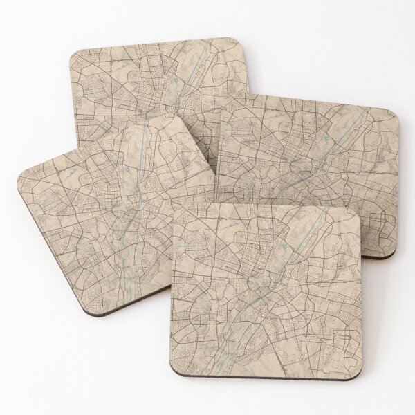 Item preview, Munich Sepia Map designed and sold by CPTVDesign.
