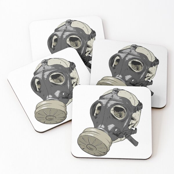Item preview, Gas Mask Skull designed and sold by blacksnowcomics.