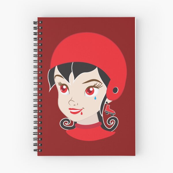 Item preview, Roller Derby chick in RED designed and sold by jazzydevil.