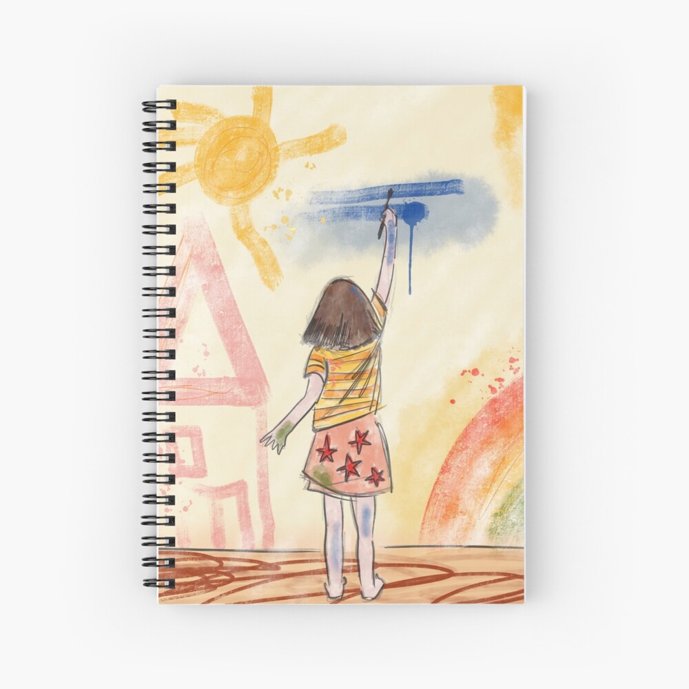 Be an artist Spiral Notebook
