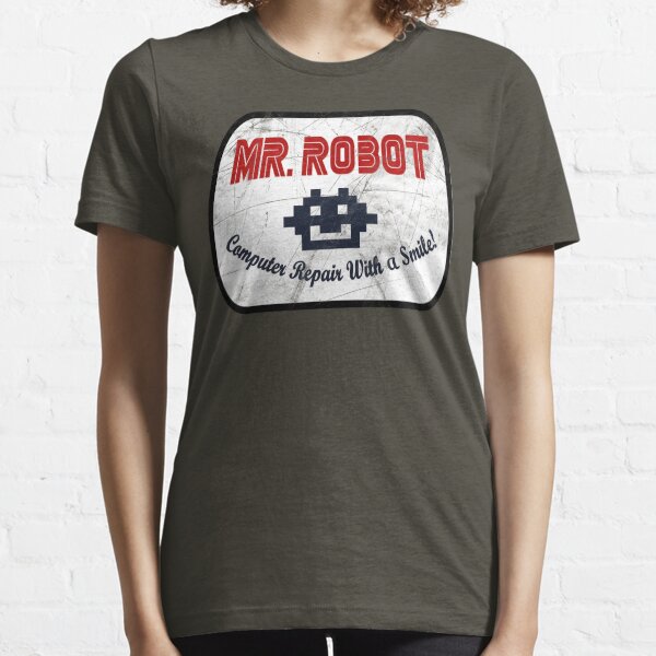 Mr Robot - Computer Repair With A Smile Essential T-Shirt