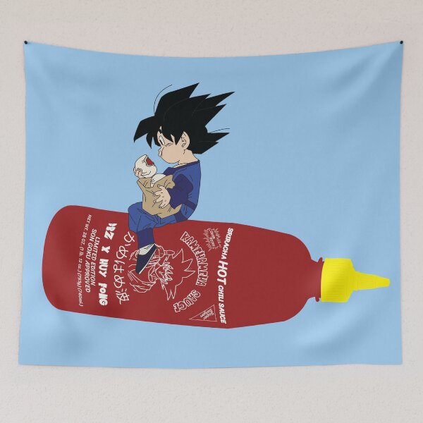 Item preview, Goten Riding Sriracha designed and sold by SomersaultCloud.