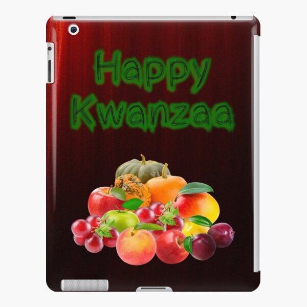 Happy Kwanzaa First Fruits iPad Snap Case