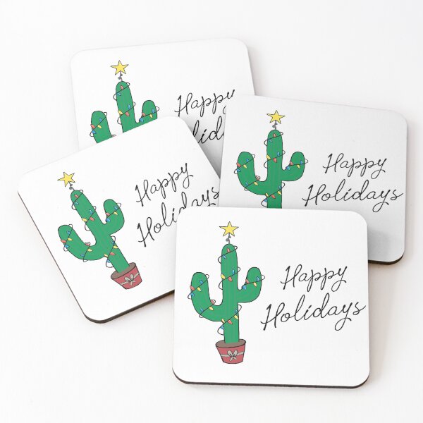 Item preview, Cactus Happy Holidays designed and sold by kendellebstudio.