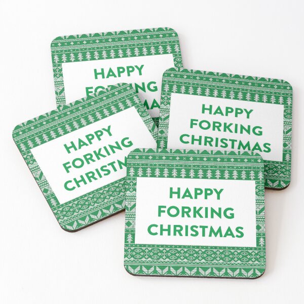 Item preview, Happy Forking Christmas designed and sold by Whita.