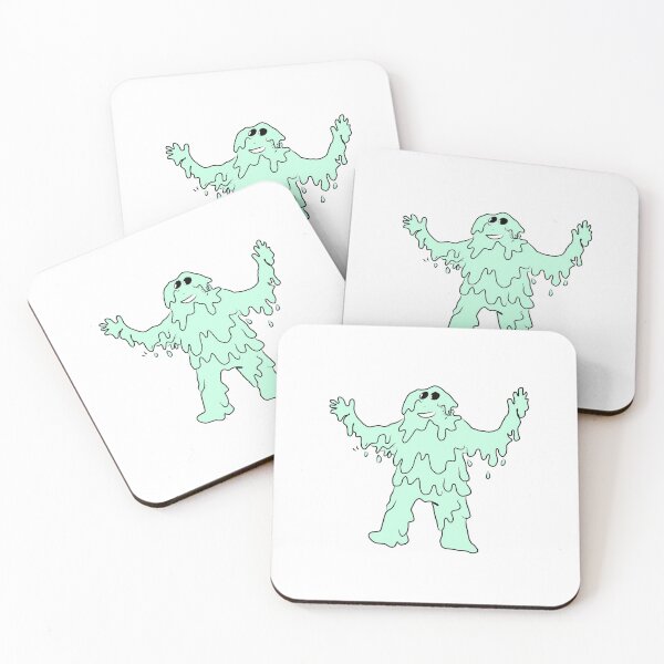 Item preview, Melting man sticker green designed and sold by Miajeann.
