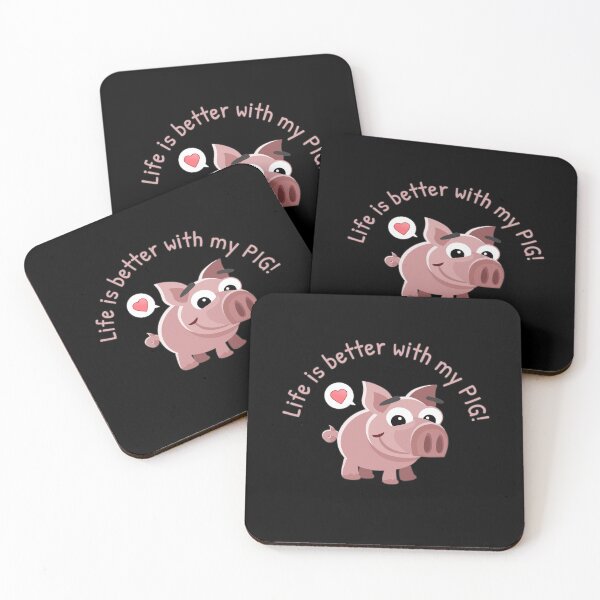 Item preview, Life is better with my PIG designed and sold by Weilichesmag.