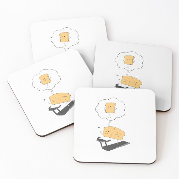 Item preview, Funnt toast sticker designed and sold by Miajeann.