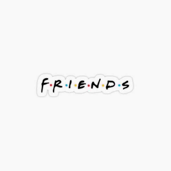 F.R.I.E.N.D.S Transparent Sticker