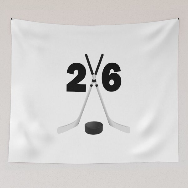 Item preview, Hockey number 26 - twenty six with sticks and disc designed and sold by AllShirts21.