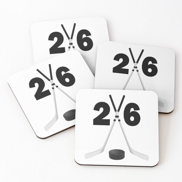 Item preview, Hockey number 26 - twenty six with sticks and disc designed and sold by AllShirts21.