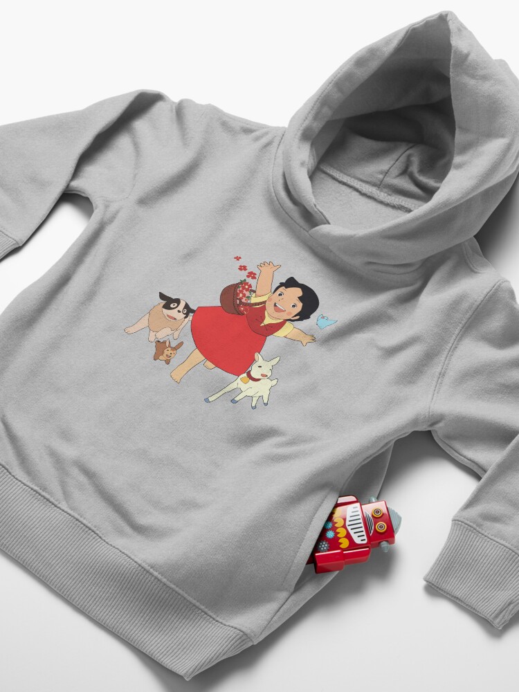 Alternate view of Heidi, the girl from the Alps Toddler Pullover Hoodie