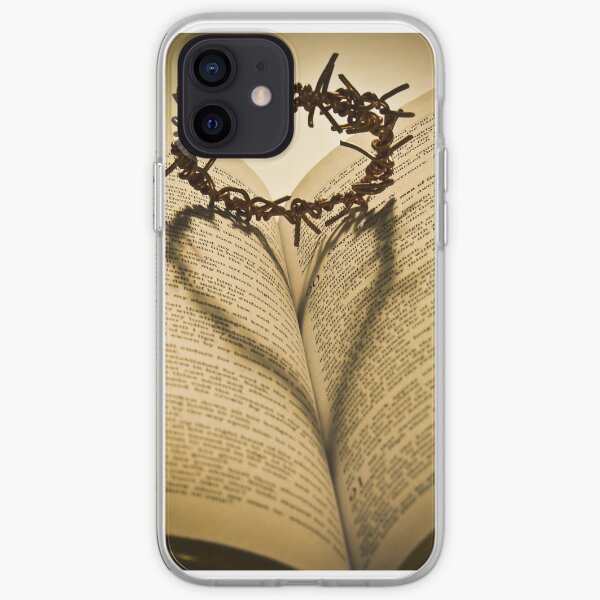 Crown Of Thorns with Open Bible iPhone Soft Case