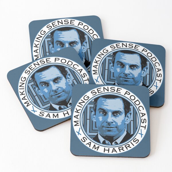 Item preview, Sam Harris JRE Making Sense Podcast Poster designed and sold by AMehroke.