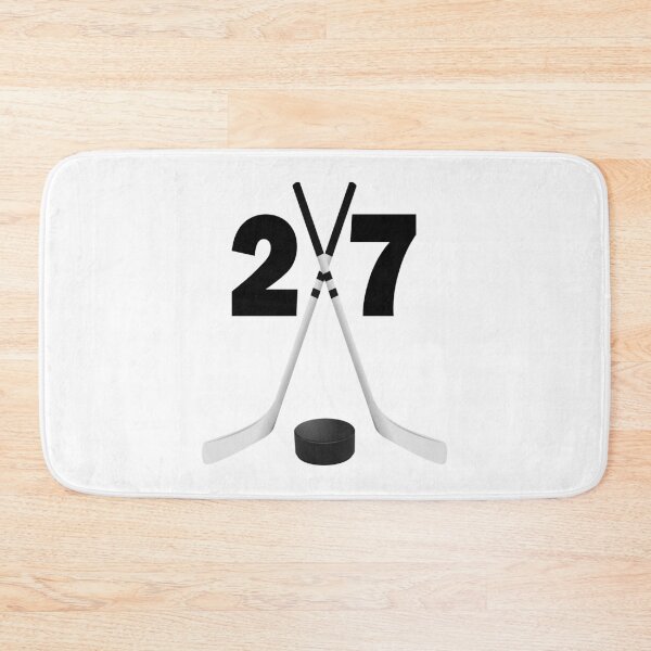 Item preview, Hockey number 27 - twenty seven with sticks and disc designed and sold by AllShirts21.