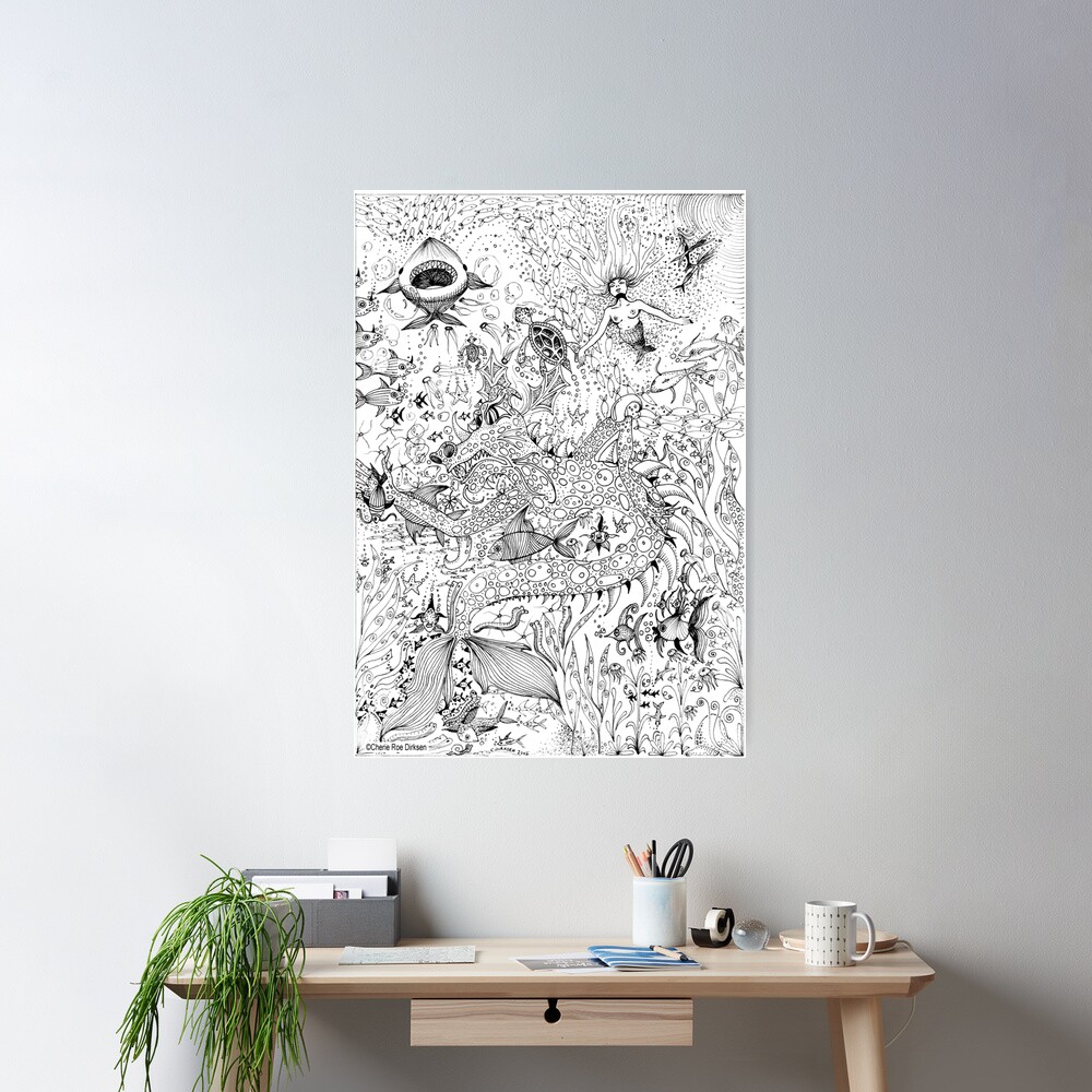 Watery Wonder World Poster