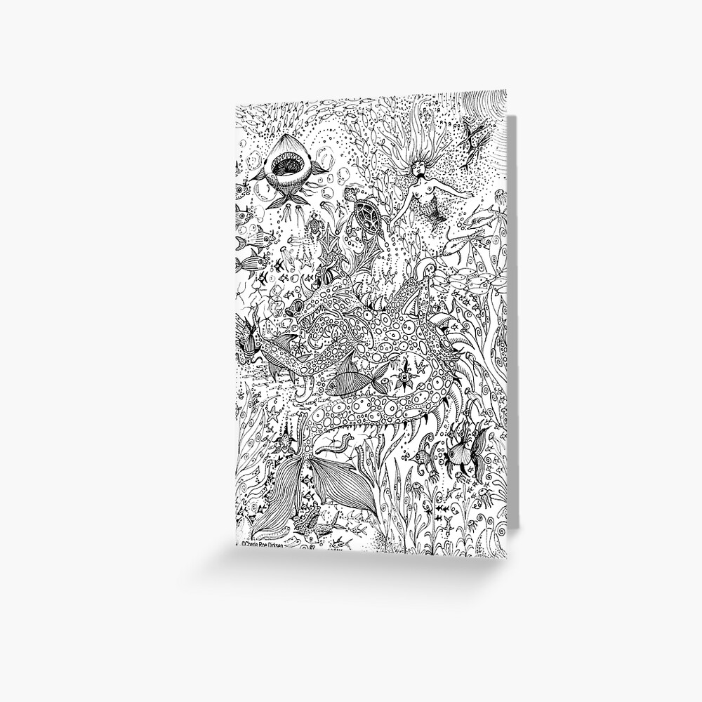 Watery Wonder World Greeting Card