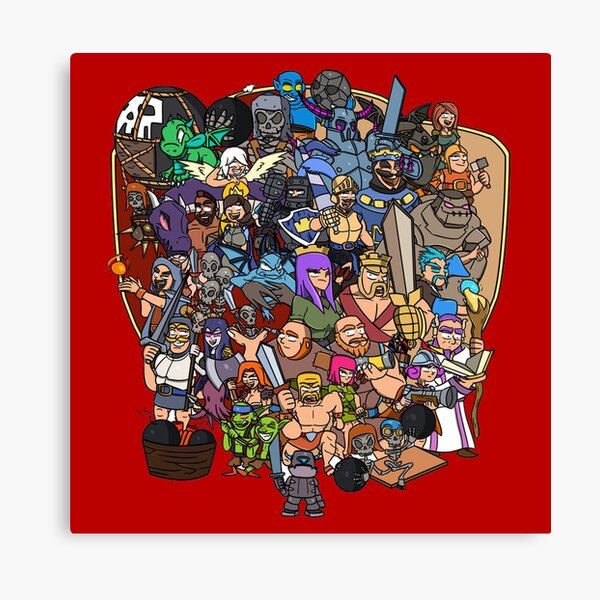 Clash Universe Canvas Print