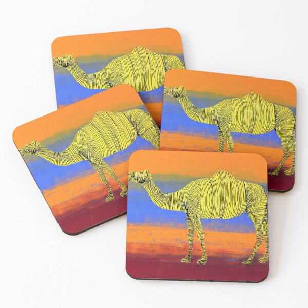 Item preview, Yellow Camel By ArtGuru 9303 - Acrylic On Paper designed and sold by Art Guru.