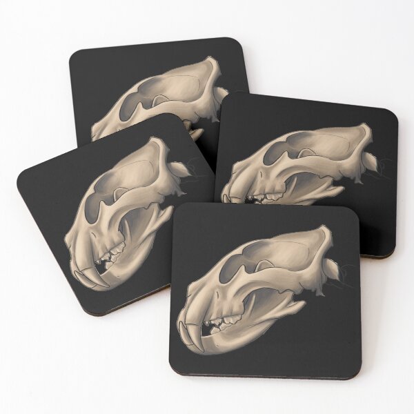 Item preview, Anatomically correct adult african lion skull designed and sold by TessaGeniets.