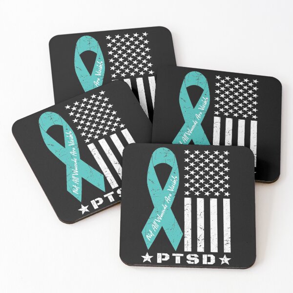 Item preview, PTSD Awareness Veteran USA Flag designed and sold by MagicBoutique.