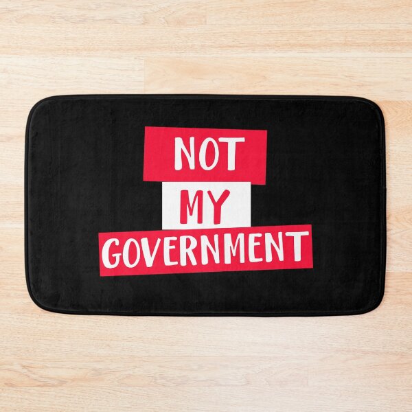 Item preview, Not My Government Red designed and sold by RainbowPandas.
