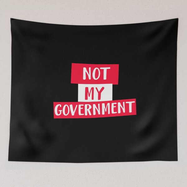 Item preview, Not My Government Red designed and sold by RainbowPandas.