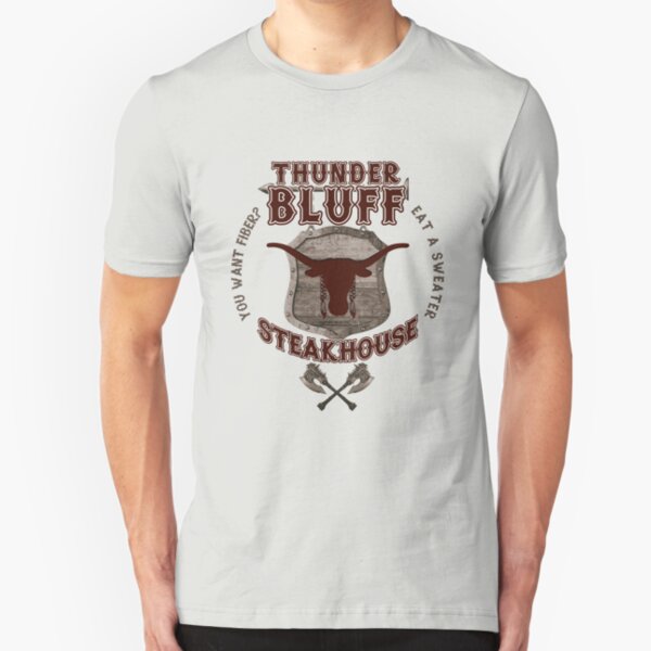 Thunderbluff Steakhouse! Slim Fit T-Shirt