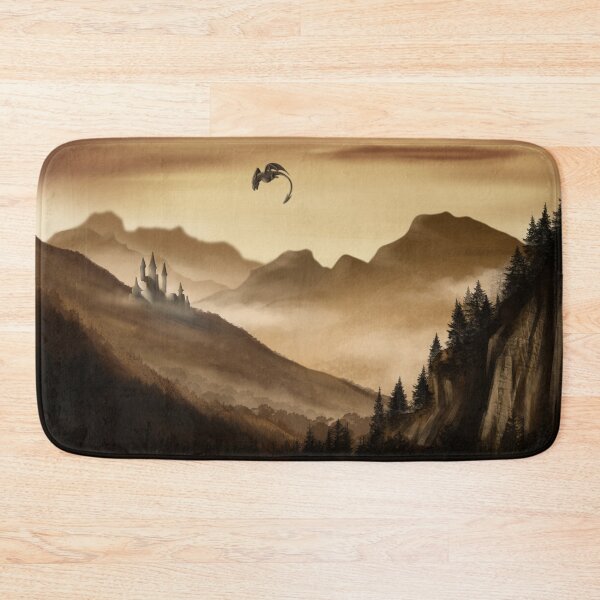 Item preview, Dragon's castle morning scene designed and sold by TessaGeniets.