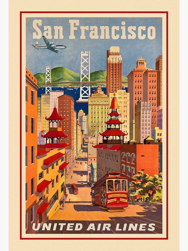 San Francisco city postcards