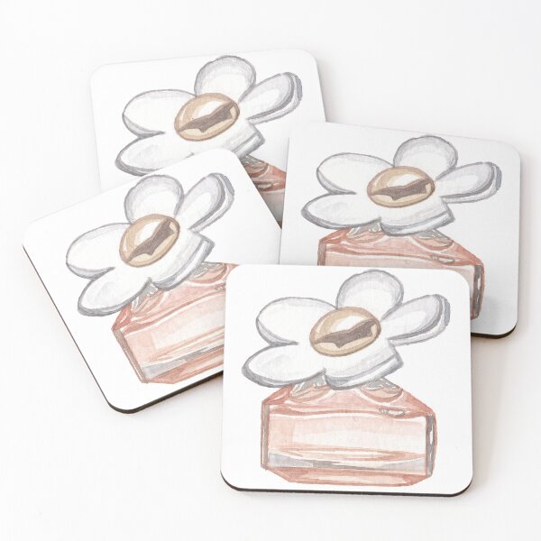 Item preview, DAISY PERFUME watercolour illustration designed and sold by Leiah Williams.