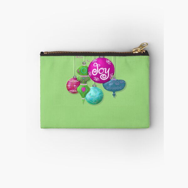 Item preview, Wishing You Joy Brightly Colored Ornaments Greeting Card Bright Green designed and sold by Sheri42.