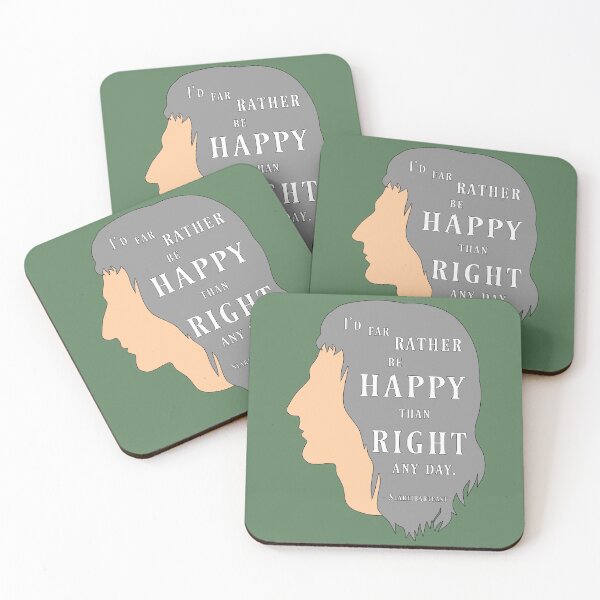 Item preview, Rather be Happy than Right Slartibartfast designed and sold by MinimalistRay.