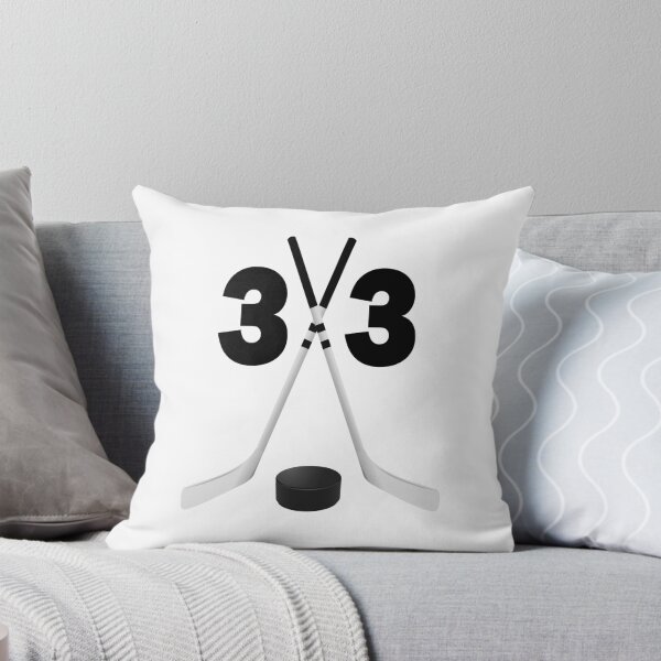 Item preview, Hockey number 33 - thirty three with sticks and disc designed and sold by AllShirts21.