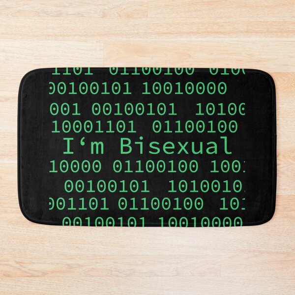 Item preview, Binary code bisexual funny designed and sold by AkraidaxDesign.