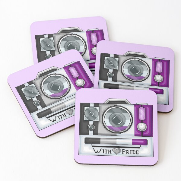 Item preview, Asexual Pride Pixel Camera designed and sold by MetallicWings15.