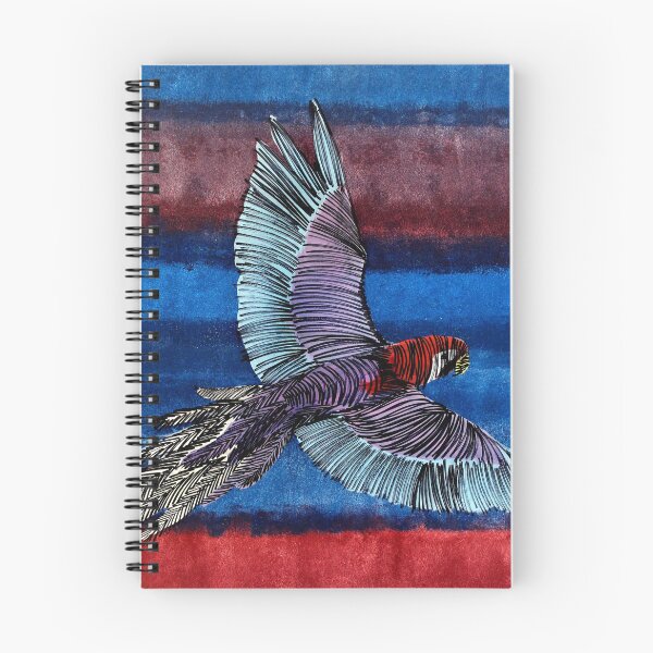 Item preview, Tropical Bird Flying By ArtGuru 9341 - Acrylic On Paper designed and sold by Art Guru.