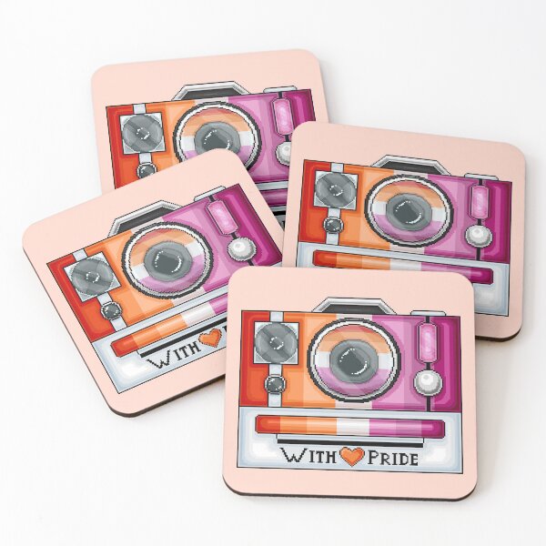 Item preview, Lesbian Pride Pixel Camera designed and sold by MetallicWings15.