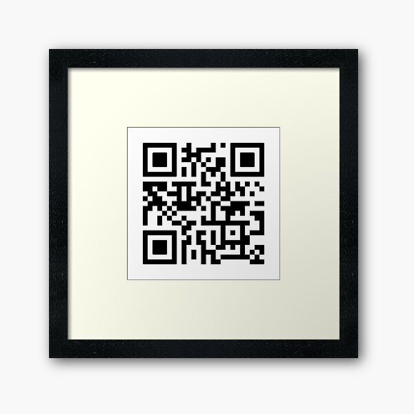 YouPorn QR Code Lámina enmarcada