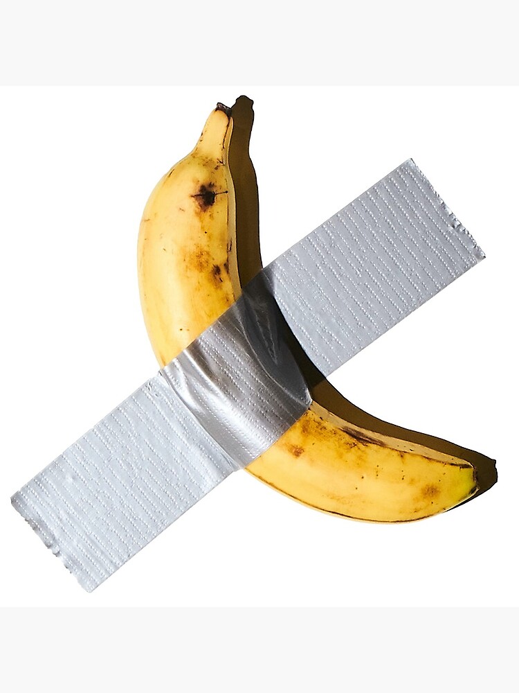 "Best Quality Banana Duct Tape Art 120k" Framed Art Print for Sale by
