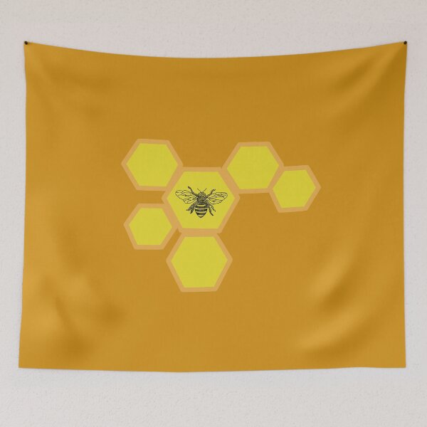 Item preview, Bee in Honeycomb  designed and sold by NeonCrabStudio.