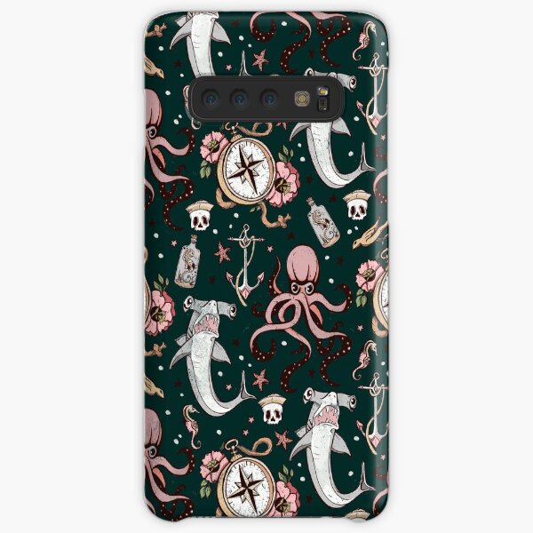 Dark Sea Creature Pattern Samsung Galaxy Snap Case