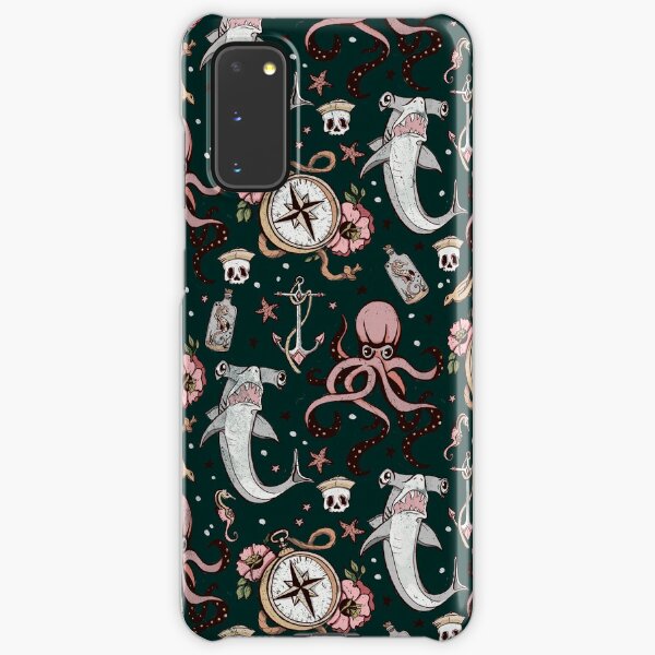 Dark Sea Creature Pattern Samsung Galaxy Snap Case