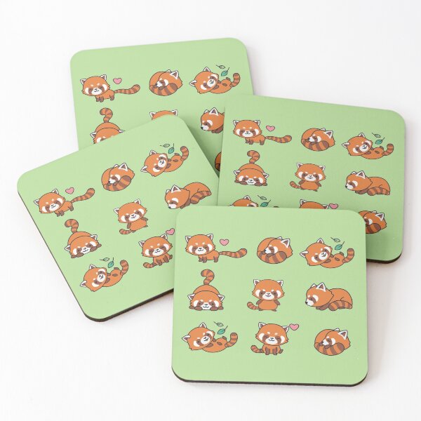 Item preview, Red Panda Pattern designed and sold by ouchmypancreas.